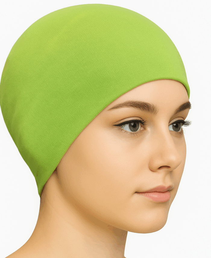 Bandeau Large Uni Vert Fluo
