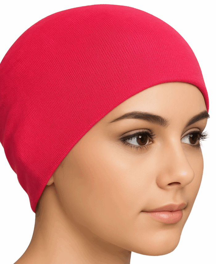 Bandeau Large Uni Rose Bonbon