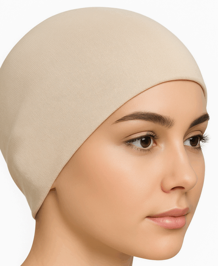 Bandeau Large Uni Blanc Cassé