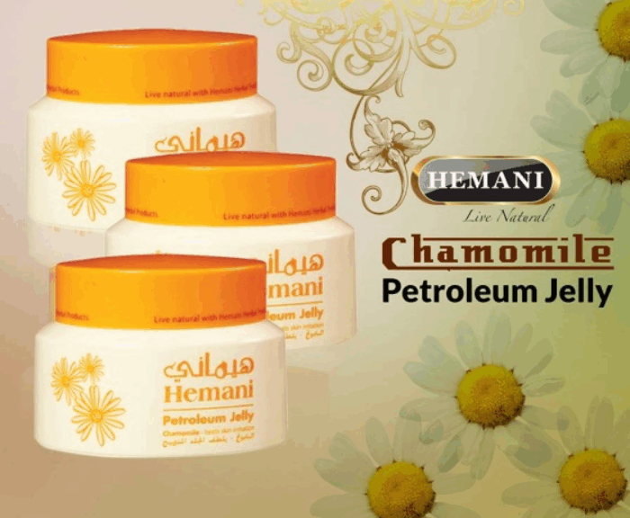Crème hydratante type vaseline à la camomille