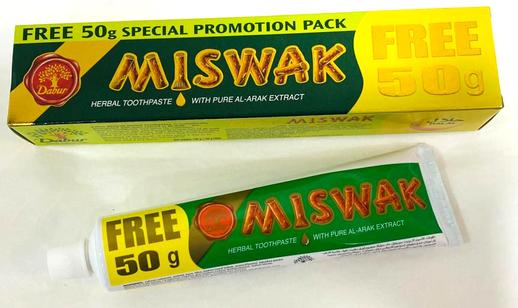 Dentifrice Miswak Naturel – À base de Poudre de Siwak – Grand Format 170 g